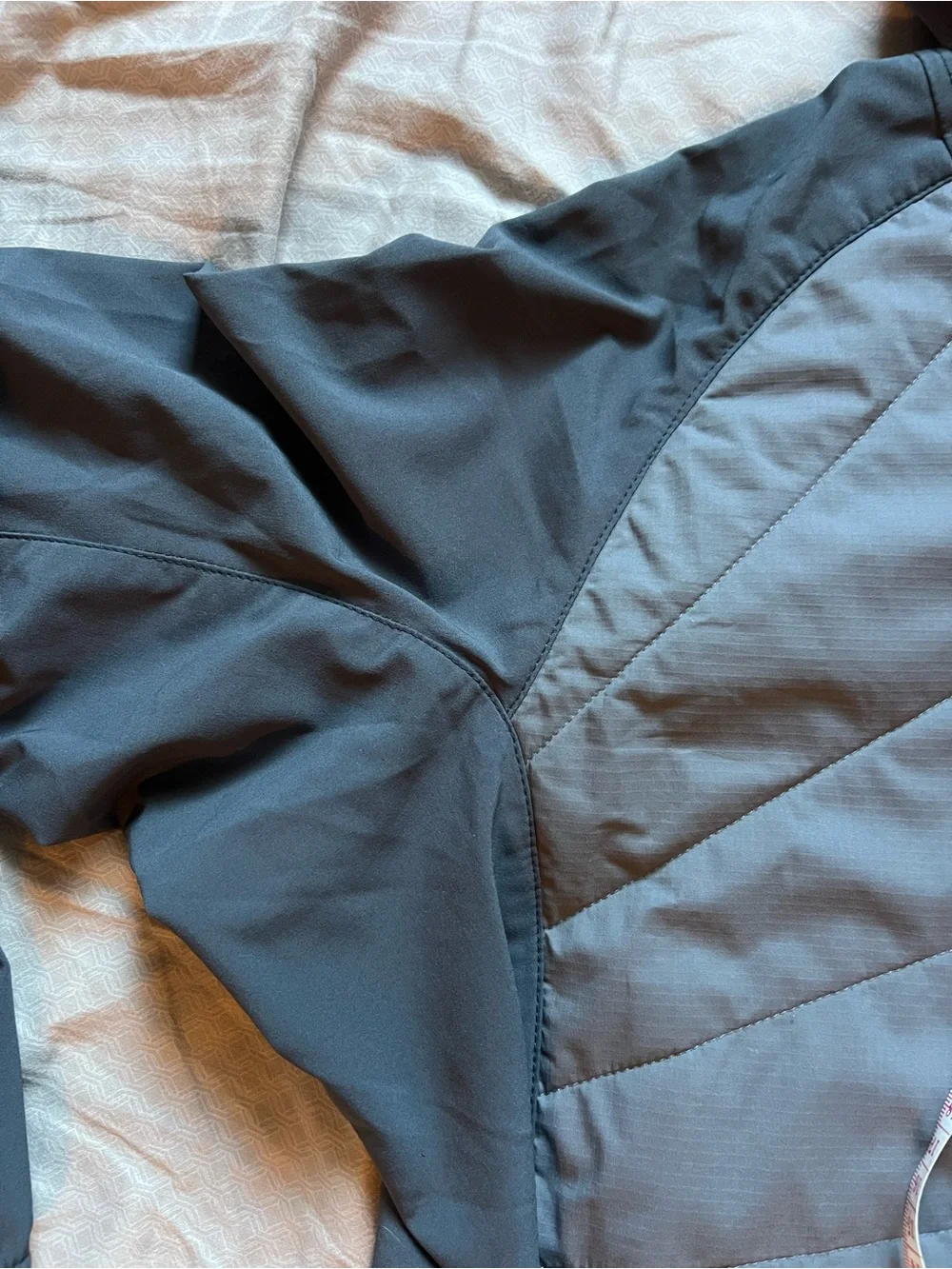 Outdoor Research M Refuge Hybrid Zippered Grey Hoodie